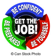Job Clipartby coraMax9/315; Get the Job - Arrows Diagram - A series of motivational.