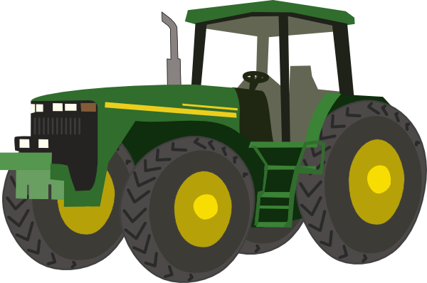Green Tractor (john Deere) Cl - John Deere Clipart