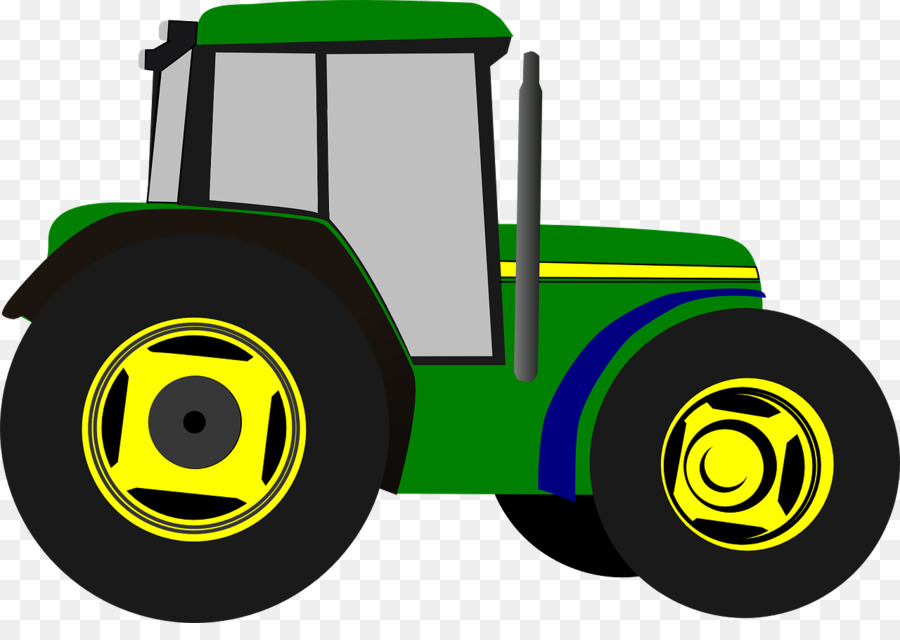 John Deere Tractor Agriculture Clip art - tractor