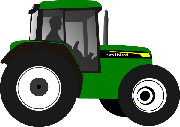John deere green tractor clip - John Deere Tractor Clipart