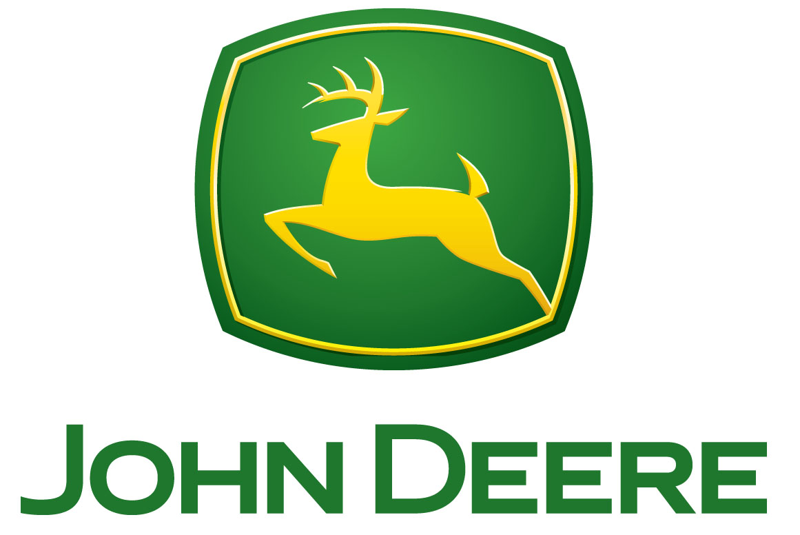 John deere green tractor clip