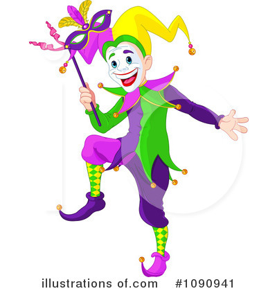 Joker Clipart 1090941 By Pushkin Royalty Free Rf Stock