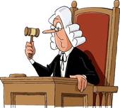 judge hammer; judge gavel; judge wig ...