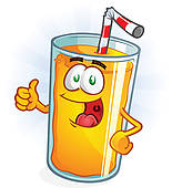 . ClipartLook.com Orange Juice Cartoon Thumbs Up