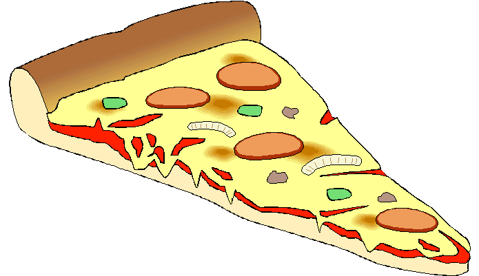 Junk Food Pizza Slice Clipart