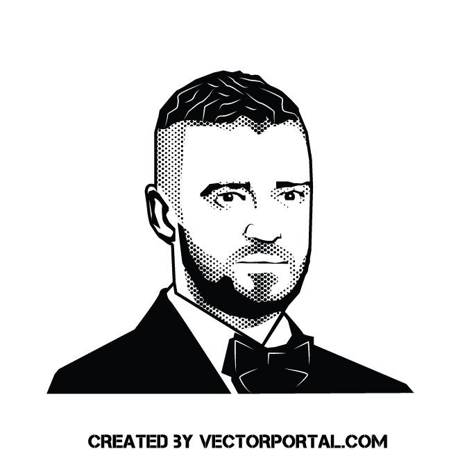 Singer Justin Timberlake | ИЗВЕСТНЫЕ ЛЮДИ СИЛУЭТ | Pinterest | Justin  timberlake, Free vector images and Clip art