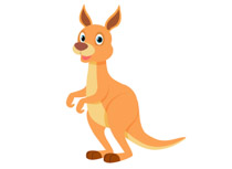 Kangaroo Australian Marsupial Animal Clipart Size: 45 Kb