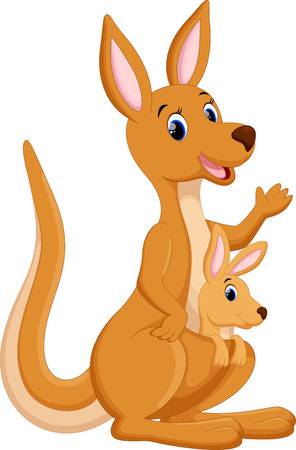 Cartoon Kangaroo clip art