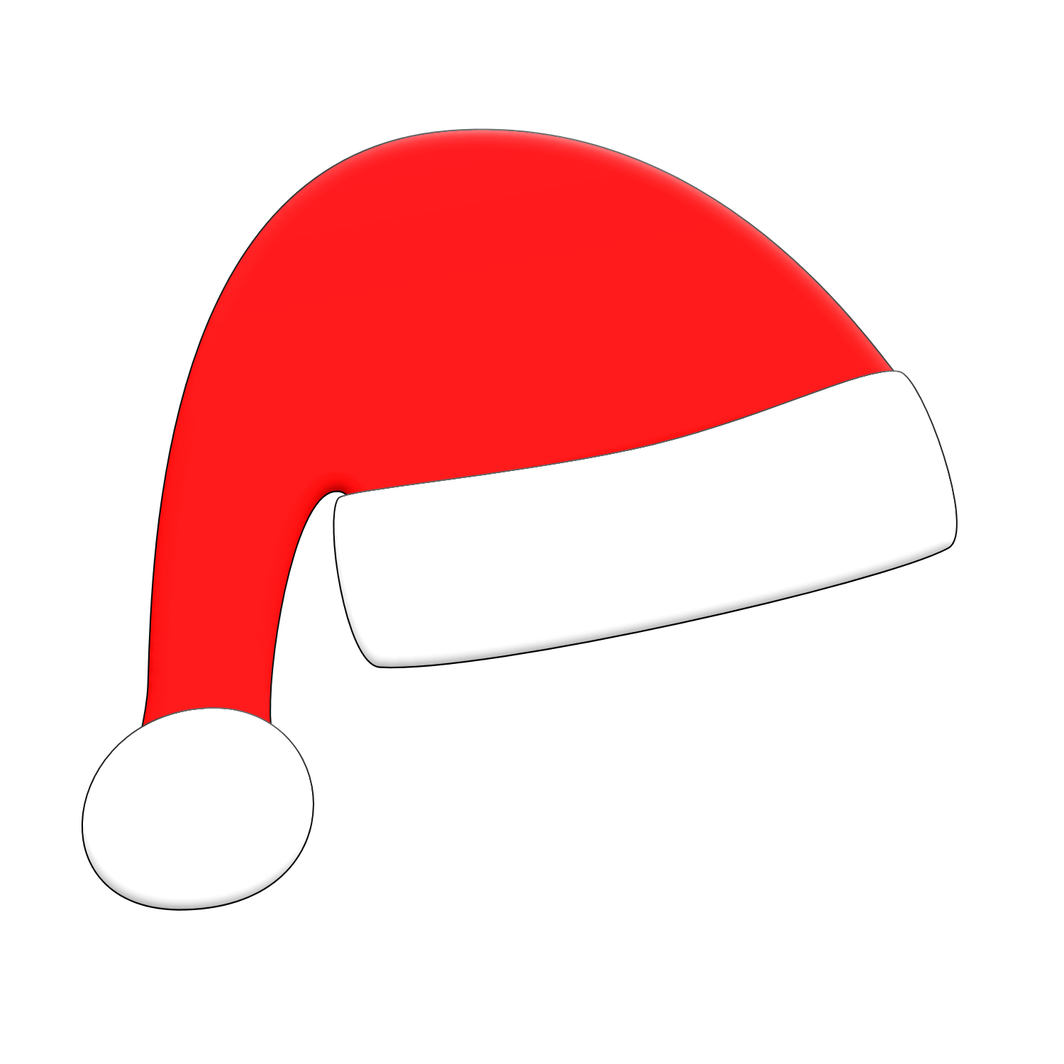 Santa Hat Image - a clip art 