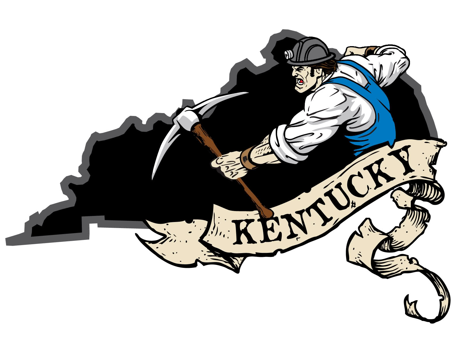 Kentucky Coal Mining Decals / Stickers 2.5