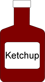 Free Ketchup Clipart Picture