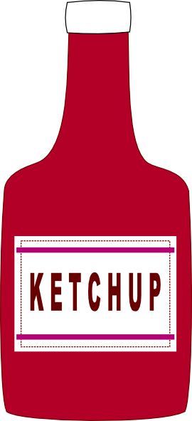 Ketchup Bottle Clip Art At Cl - Ketchup Clipart