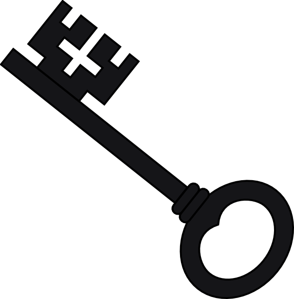 Key clip art for key graphics .