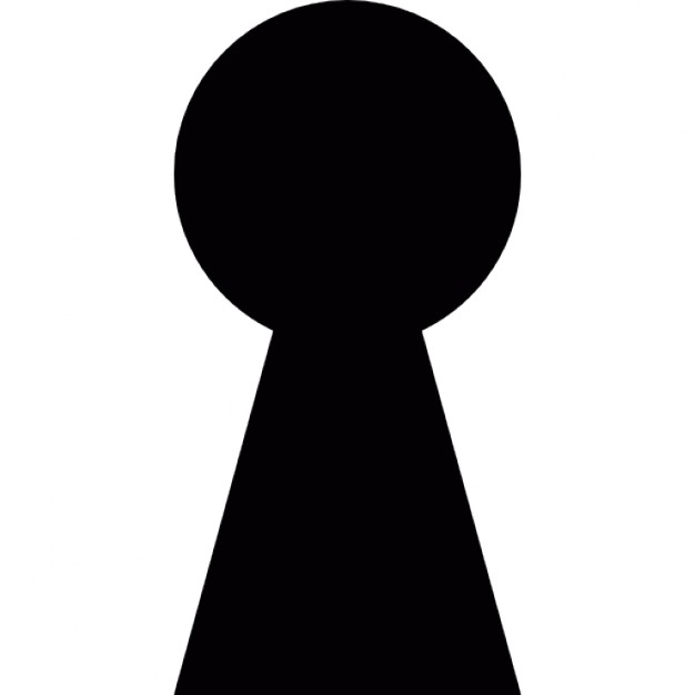 Keyhole shape Free Icon
