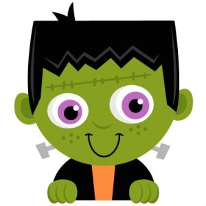 Kid Frankenstein Clipart .
