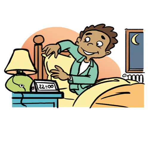 Kid Going To Bed Clipart Clip