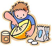 kids cooking images