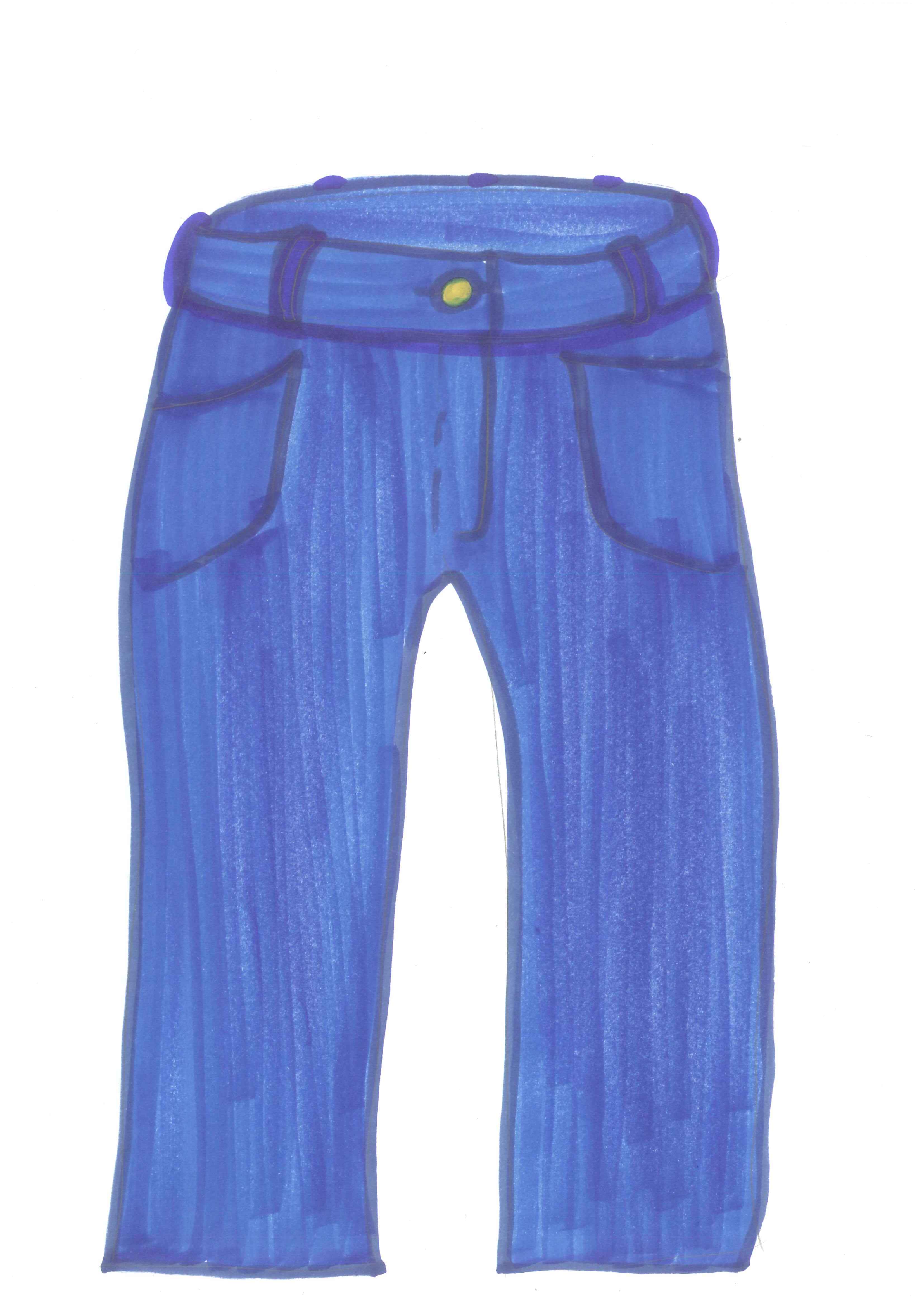 Free Blue Pants Clip Art