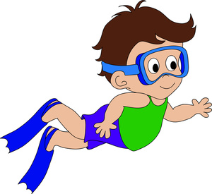 kids swimming clipart - Kids Swimming Clipart