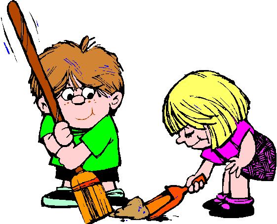Kids Cleaning - Clean Up Clipart
