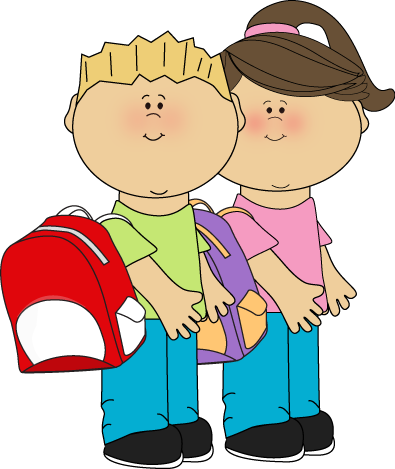 Kids Going to School - Free Clipart For Kids