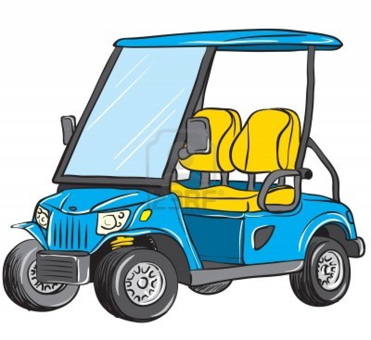 Golf Cart Clip Art Free Vecto