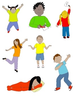 Kids in Action 1 Clip Art: Perfect for English Learners