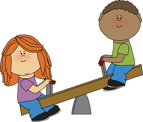 Kids on a Teeter Totter