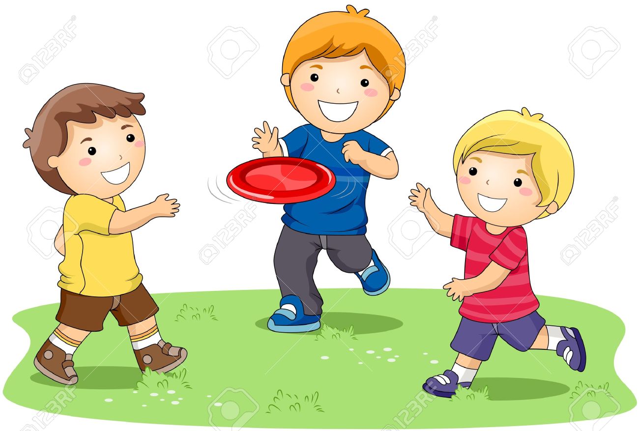Kids Playing Clipart - .