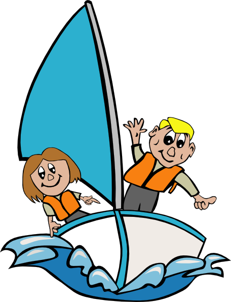 Kids Sailing Clip Art - Sailing Clipart