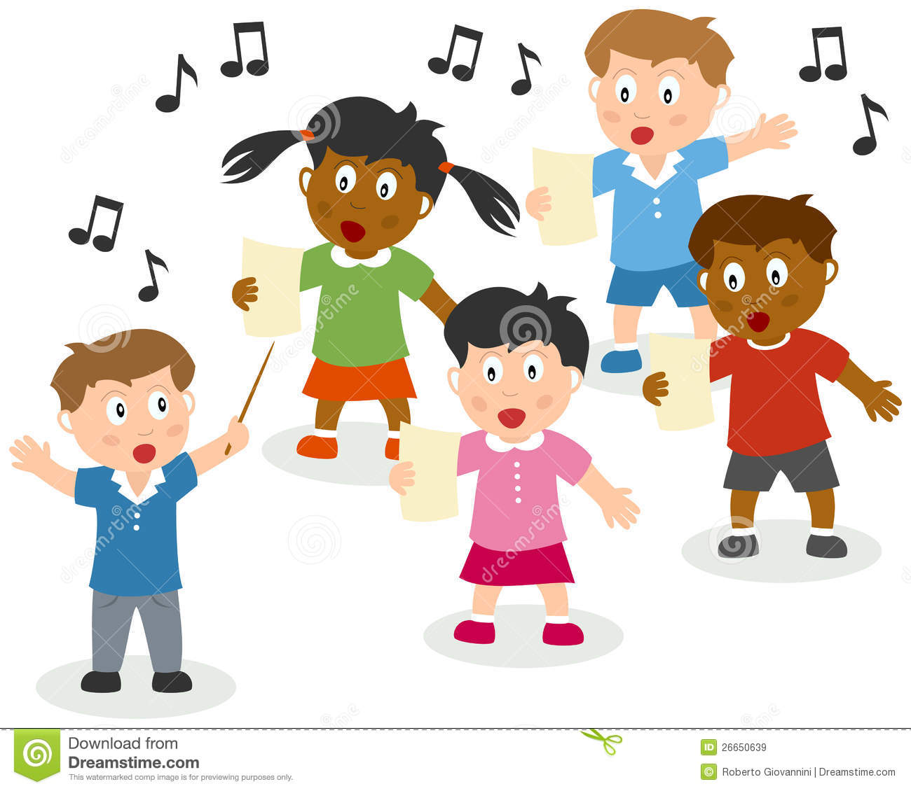 Kids Singing Clipart Kids Singing 26650639 Jpg
