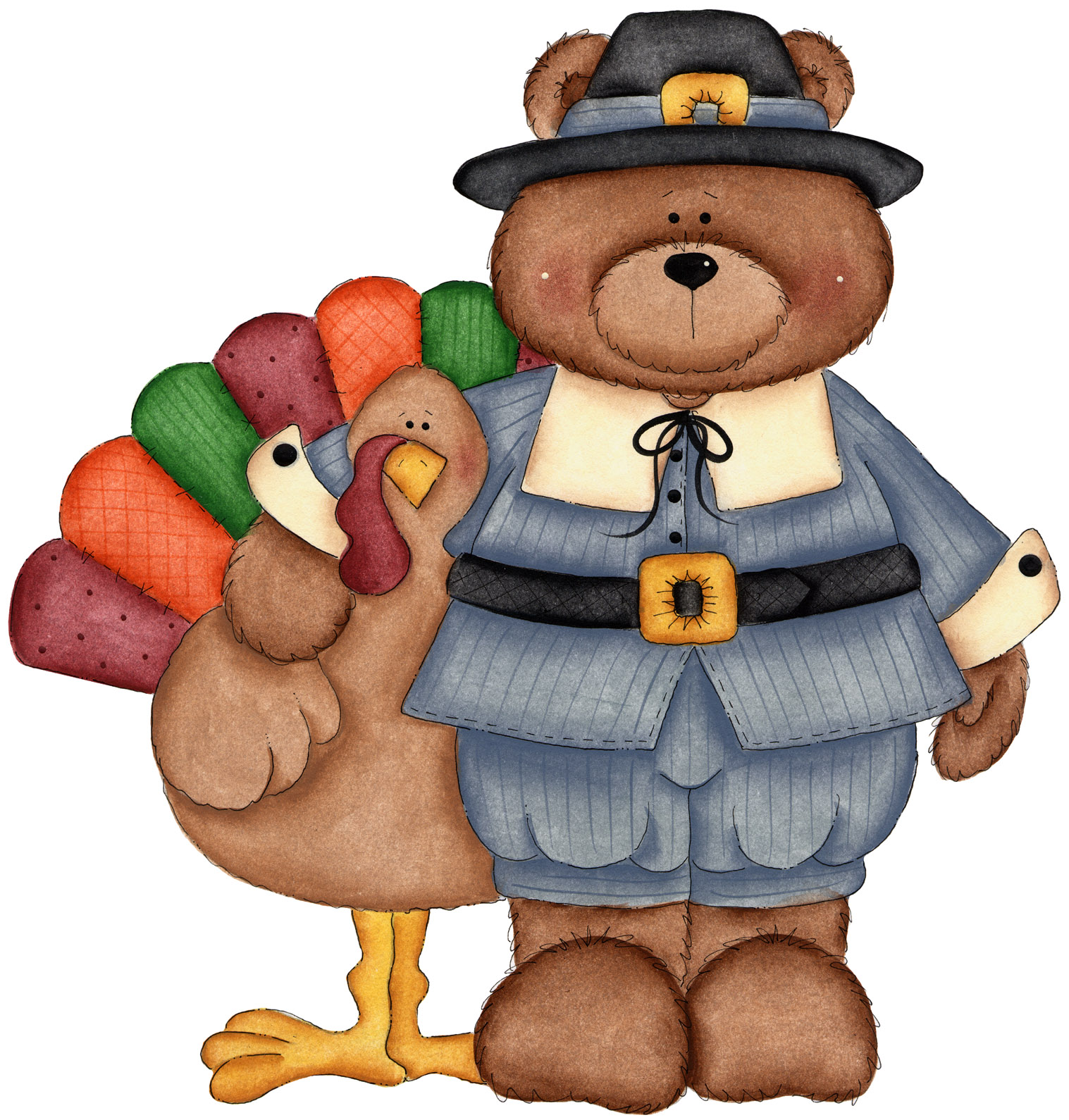 Kids Thanksgiving Clipart . - Free Thanksgiving Clip Art Images