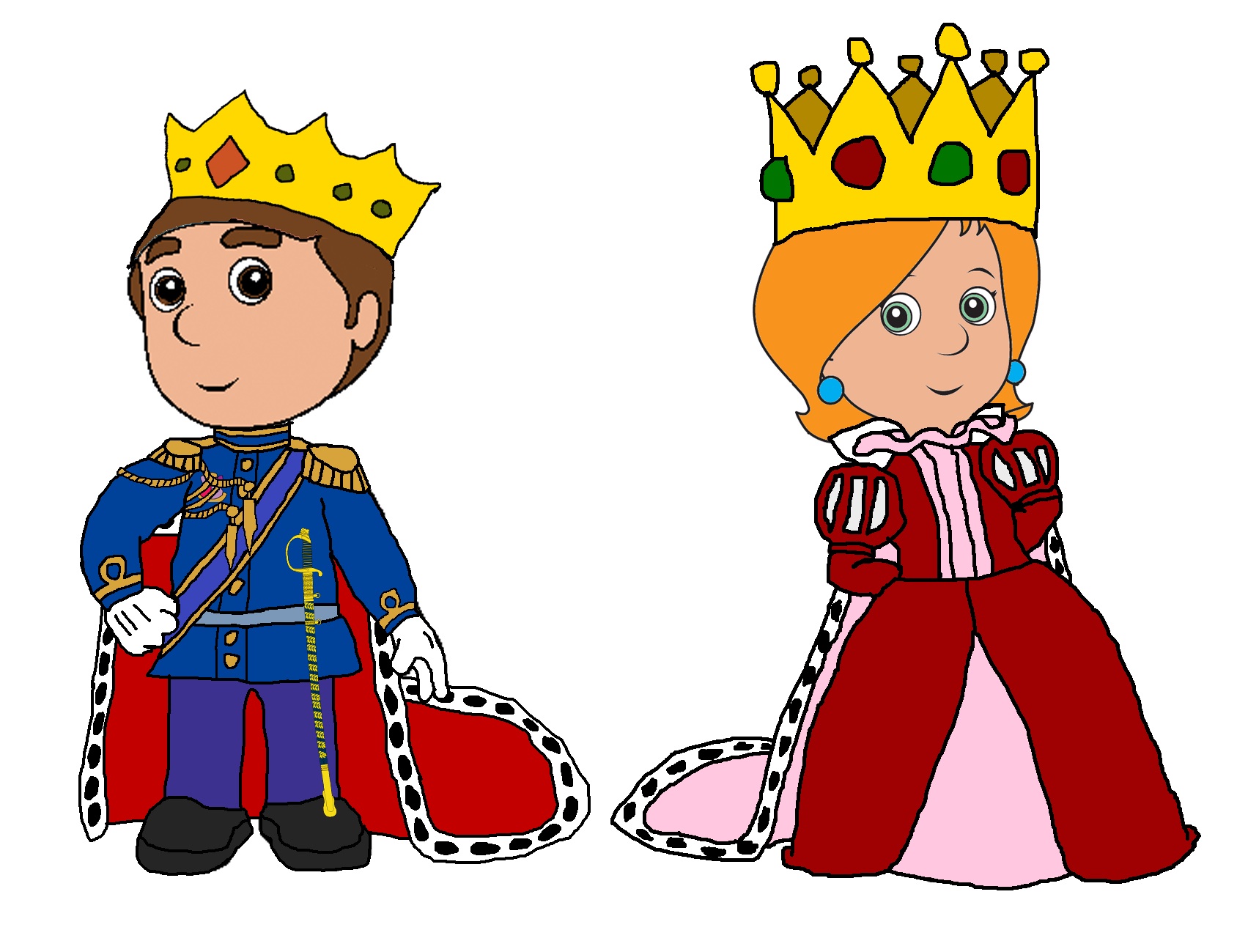 King And Queen Clipart