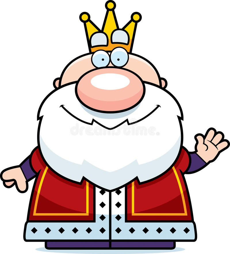 Download Waving Cartoon King stock vector. Illustration of clipart -  47715241