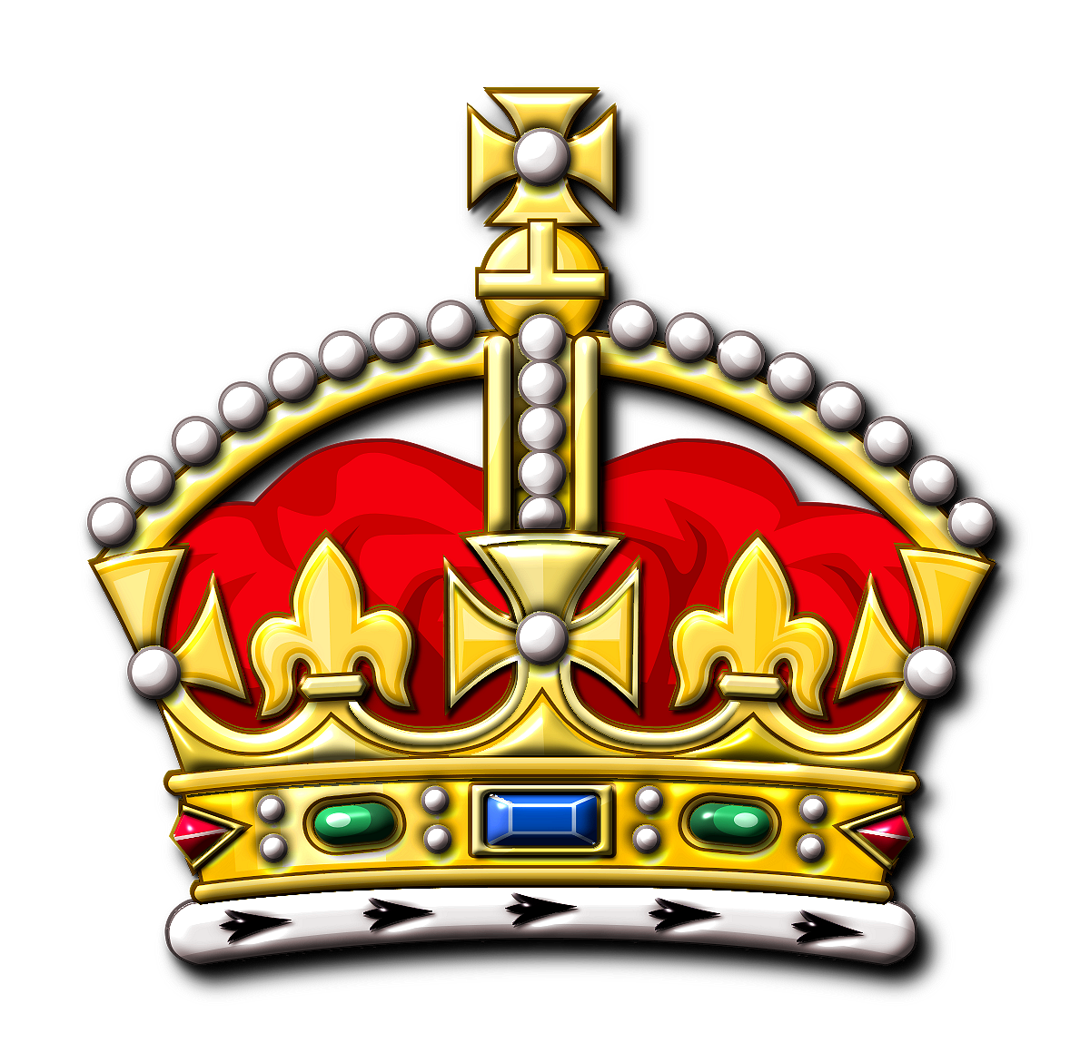king crown clip art black and