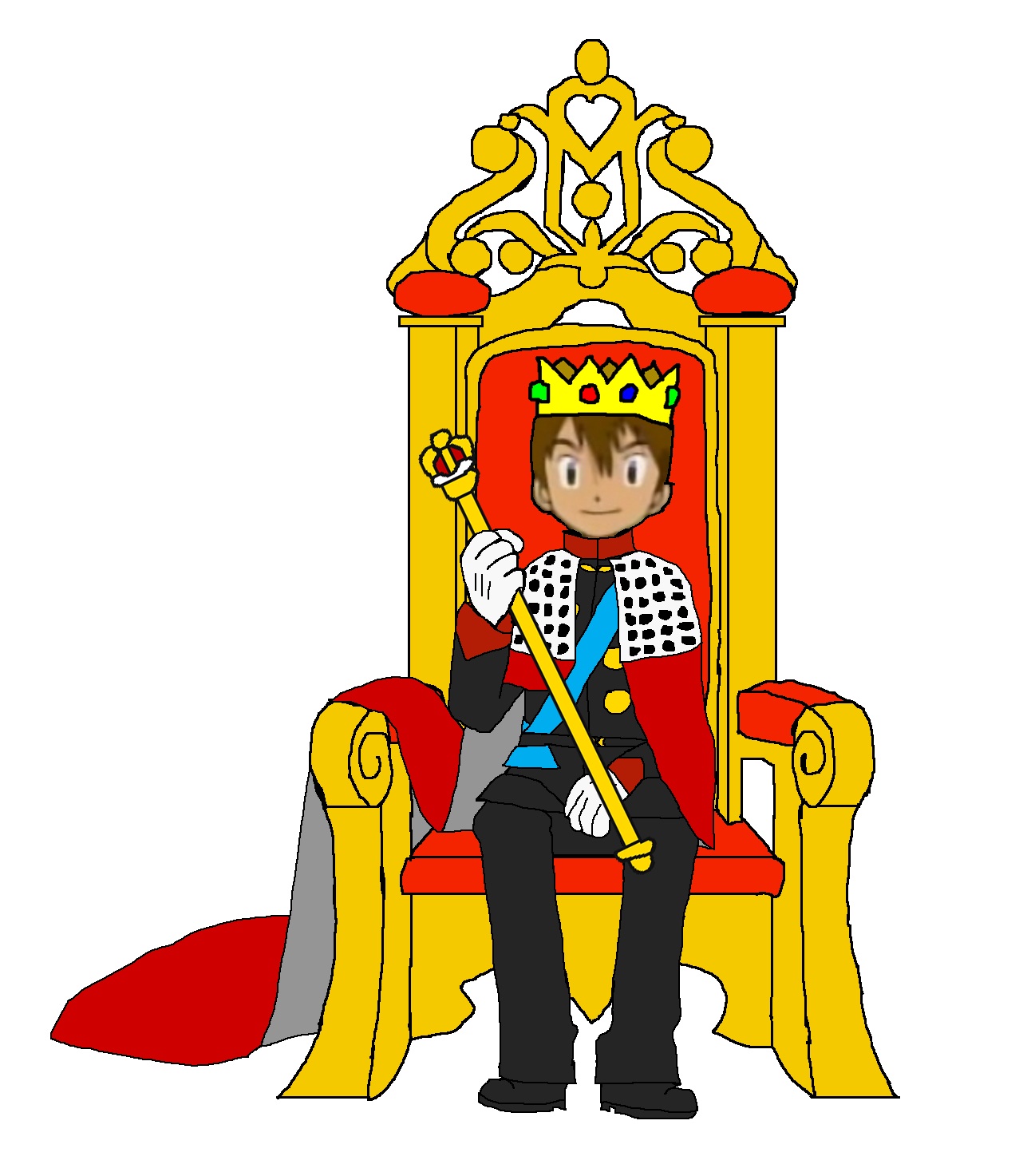 King On Throne Clipart - King Clip Art