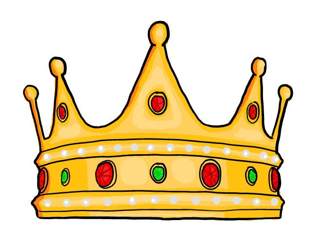 Kings Crown Template Clipart - Kings Crown Clipart