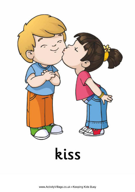 Blowing A Kiss Clipart Image:
