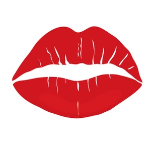 Kiss Clipart Image Lipstick K - Kiss Lips Clipart
