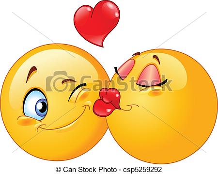 . ClipartLook.com Kissing emoticons