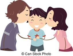 First Kiss Clipart Image - Si