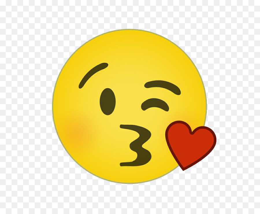 Smiley Emoticon Emoji Clip art - Kiss Smiley PNG Clipart