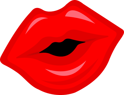 ... Kissing lips clipart free - ClipartFox ...
