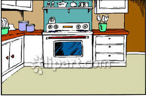 Kitchen interior design.