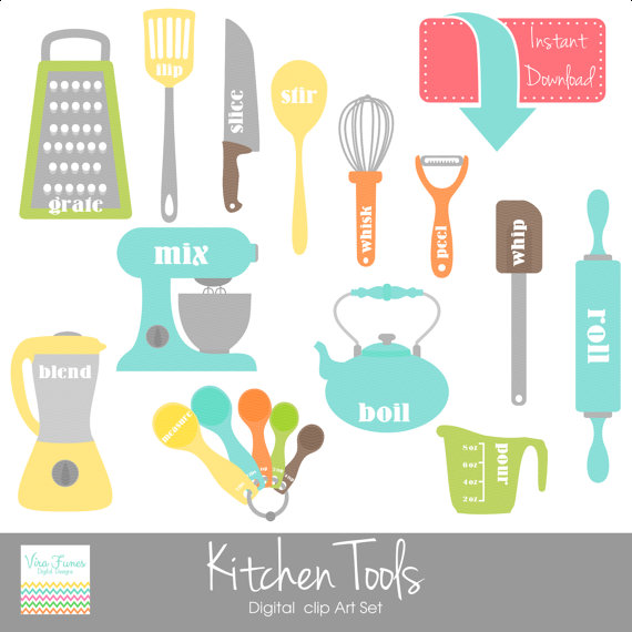 Kitchen Tools Clipart