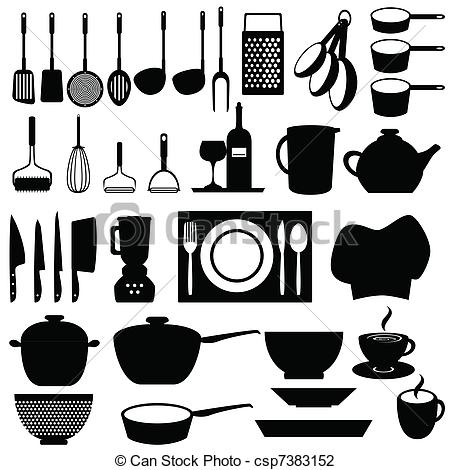 Kitchen utensils and tools - csp7383152