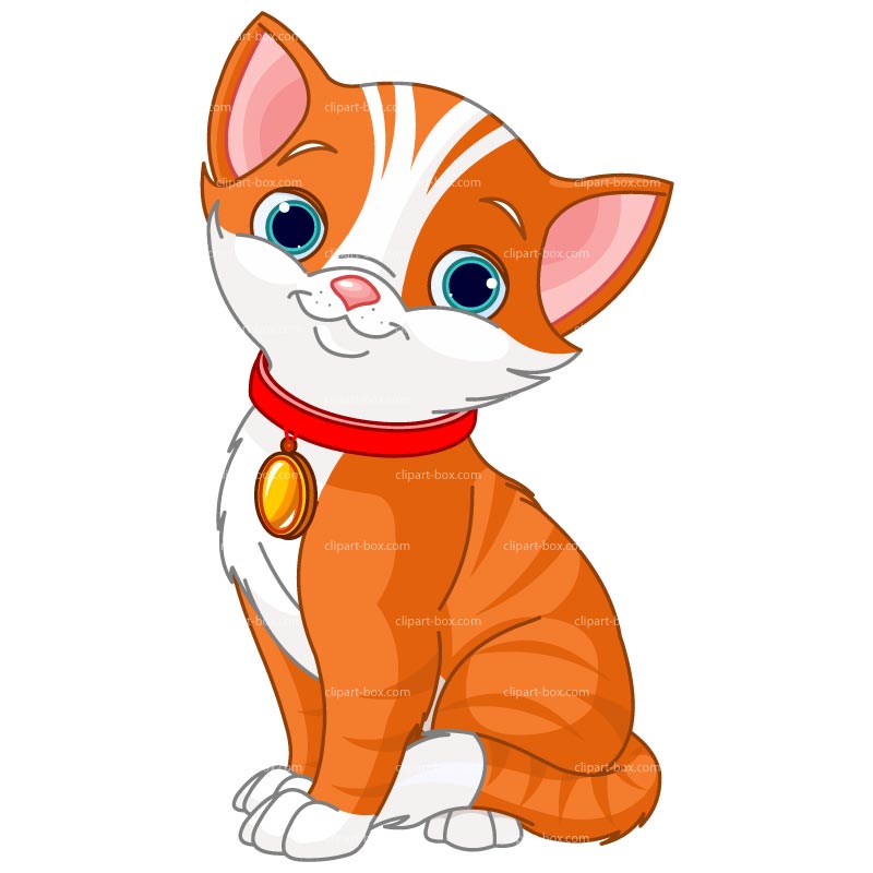 Cartoon Kitten Clipart #1