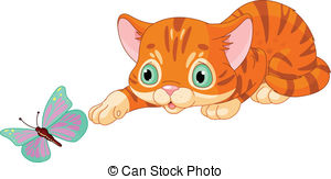 Cute Kitten Clipart Clipart P