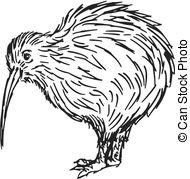 cartoon kiwi Clip Artby lineartestpilot2/17 kiwi bird - hand drawn, sketch,  cartoon illustration of kiwi