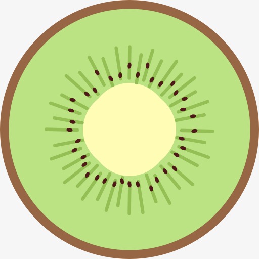 a sliced kiwi, Kiwi, Fruit, Sliced Clipart PNG Image and Clipart